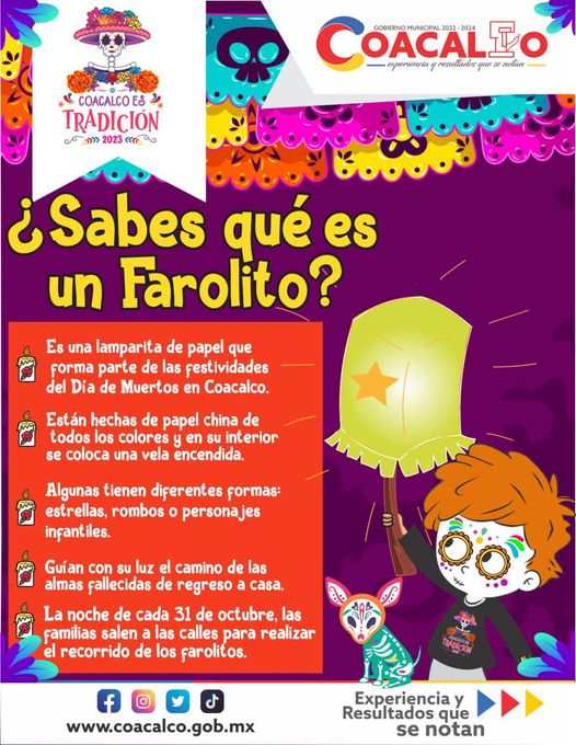 ¿Ya hiciste tu farolito Realizalo en tu biblioteca municipal mas