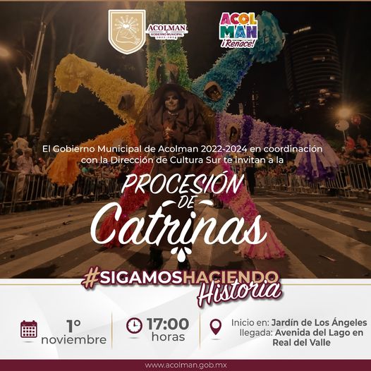 ¿¿¿Te perdiste la Procesion de Catrinas 2023 en la CDMX