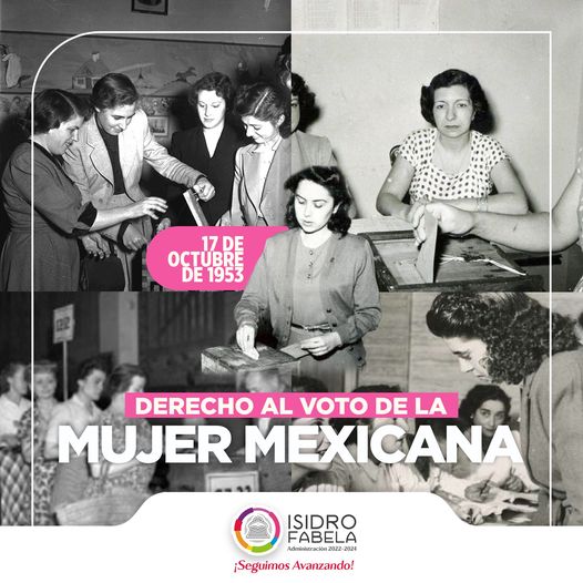 𝗗𝗘𝗥𝗘𝗖𝗛𝗢 𝗔𝗟 𝗩𝗢𝗧𝗢 La participacion politica de la mujer