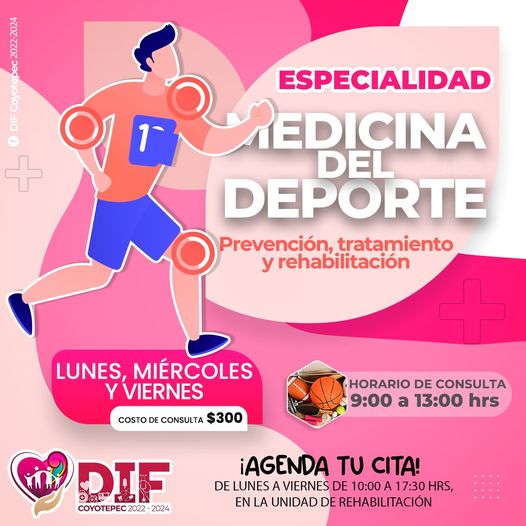 𝗠𝗘𝗗𝗜𝗖𝗜𝗡𝗔 𝗗𝗘𝗟 𝗗𝗘𝗣𝗢𝗥𝗧𝗘 La Medicina Deportiva esta adquiriendo cada