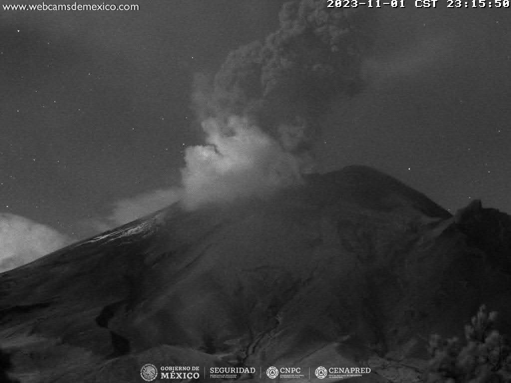 1699037615 357 EL SEMAFORO DE ALERTA VOLCANICA DEL POPOCATEPETL PERMANECE EN AMARILLO