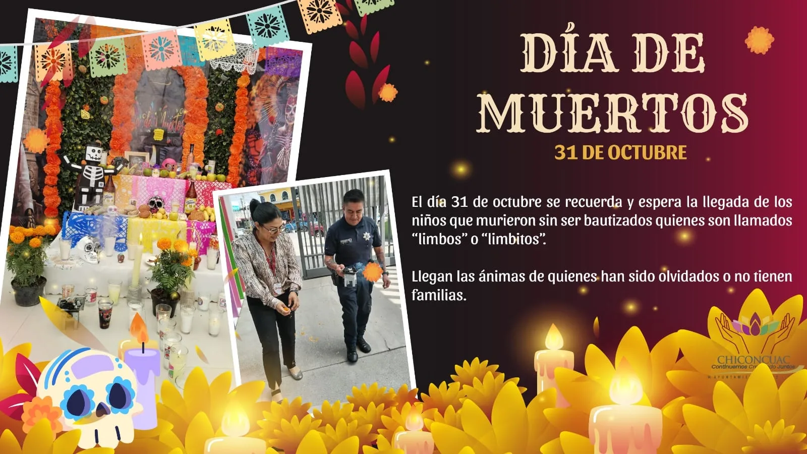 1699047621 DiaDeMuertos Hoy 31 de octubre a la medianoche llegan jpg