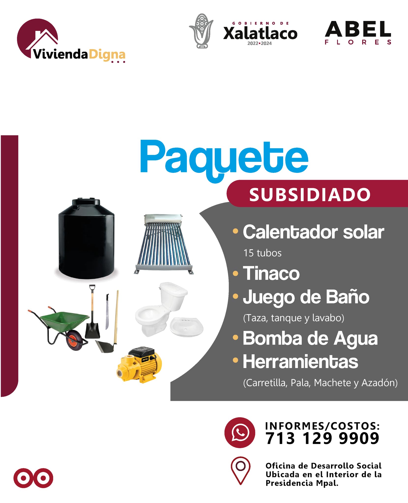 1699114214 97 Productos Subsidiados informes en la oficina de Desarrollo Social o