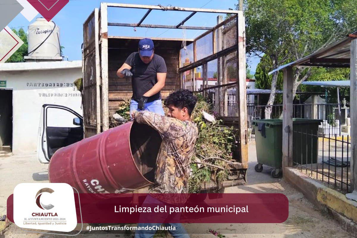 1699116626 478 Asi los avances en la limpieza del panteon municipal ¡Estara