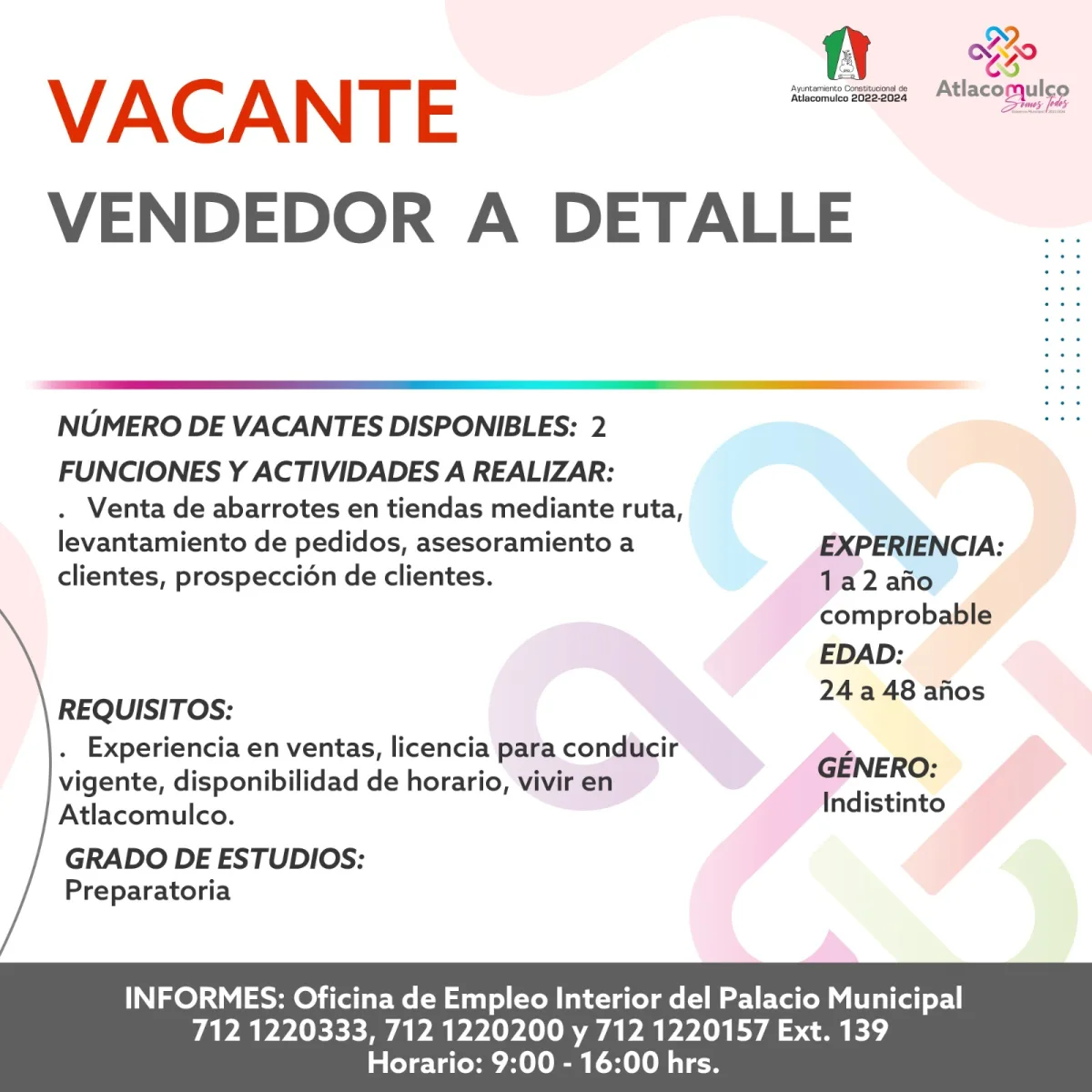 1699127356 362 ¡Te compartimos las vacantes de empleo correspondientes a esta semana