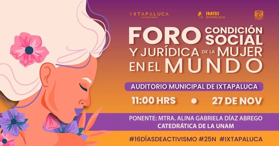 1699138143 Te invitamos al Foro sobre la Condicion Social y Juridica jpg