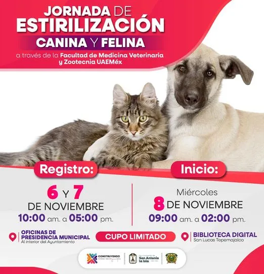 1699290824 Esterilizacion Gratuita Acude a registrar a tu o jpg