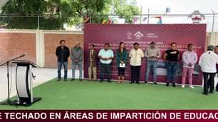 1699380761 EnVivo Construccion de techado en areas de imparticion de