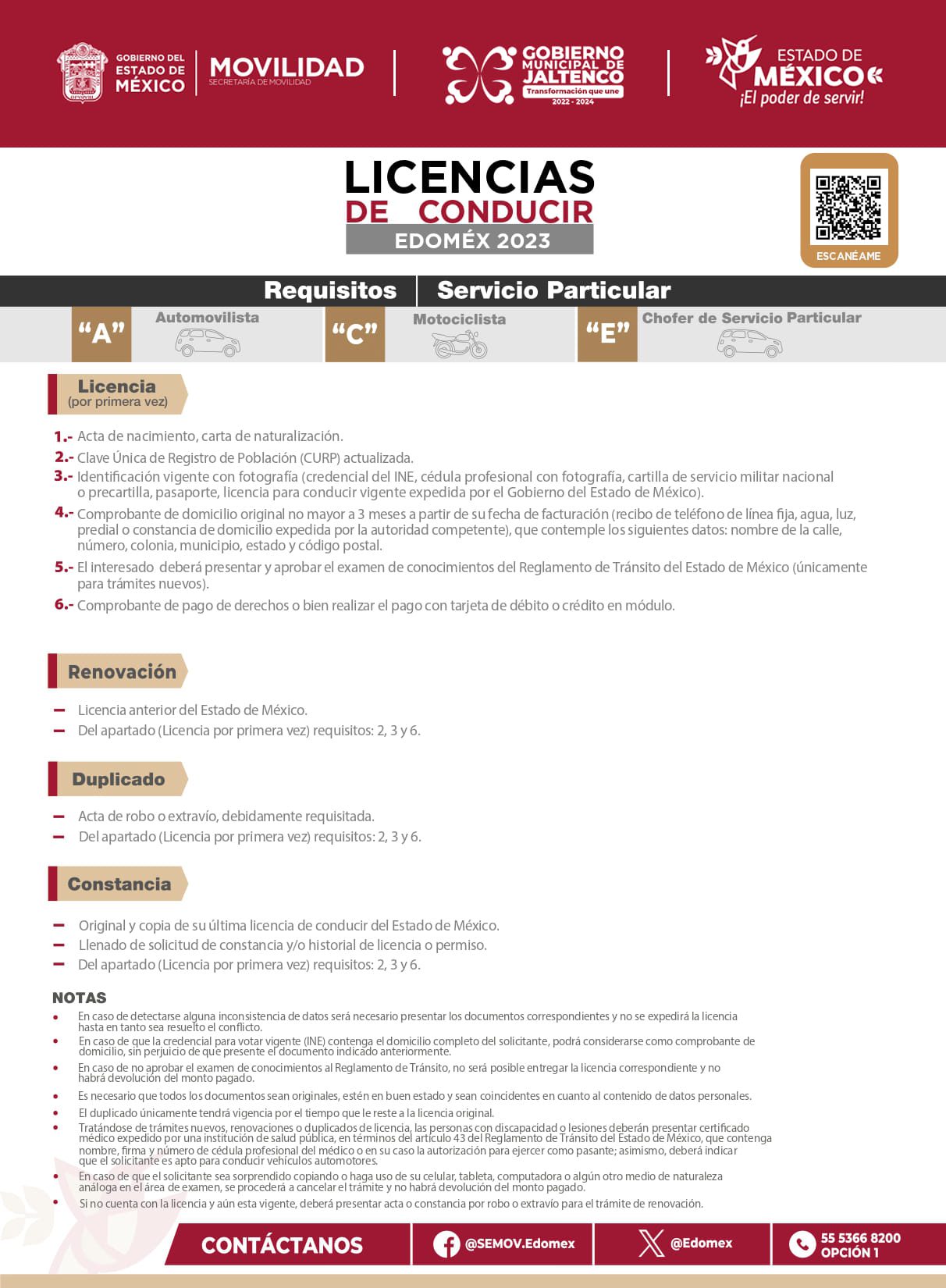 1699457228 947 UNIDAD MOVIL DE EXPEDICION DE LICENCIAS El Gobierno Municipal de