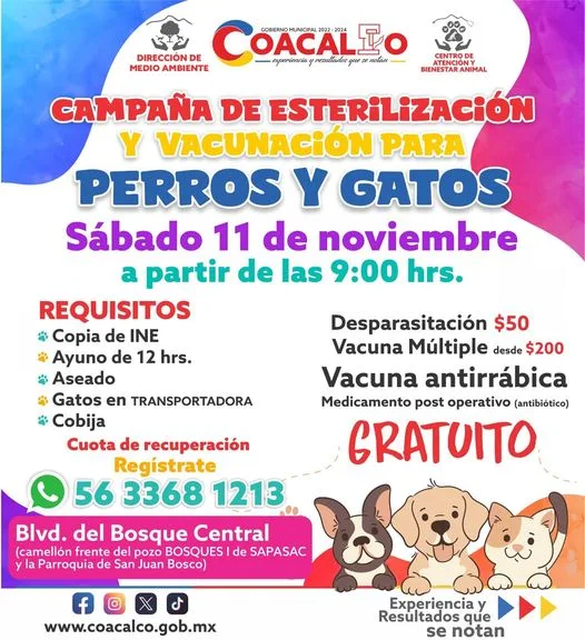 1699487291 Campana de Esterilizacion y Vacunacion Canina y Felina Lleva a jpg