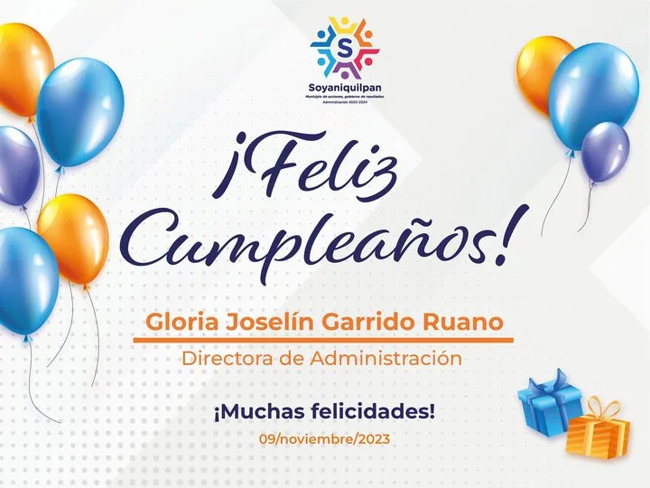 1699547190 Extendemos una felicitacion a la Directora de Administracion Gloria Joselin jpg