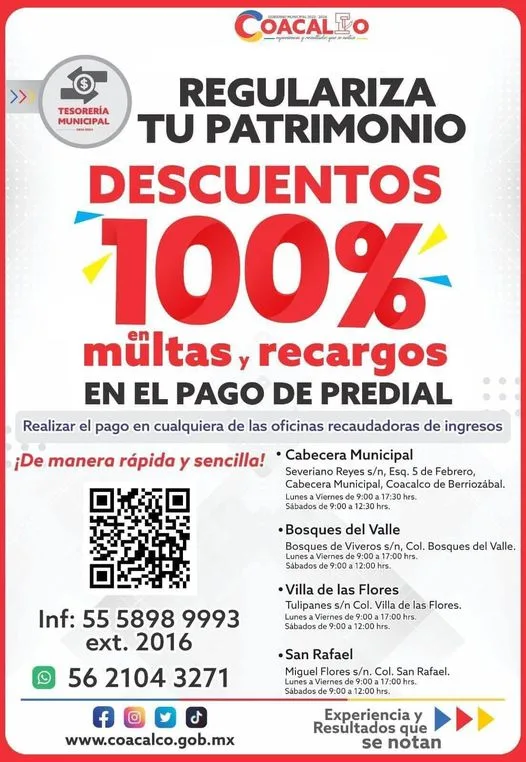 1699827625 ¡Aprovecha los descuentos en el pago del impuesto predialVisitanos en jpg