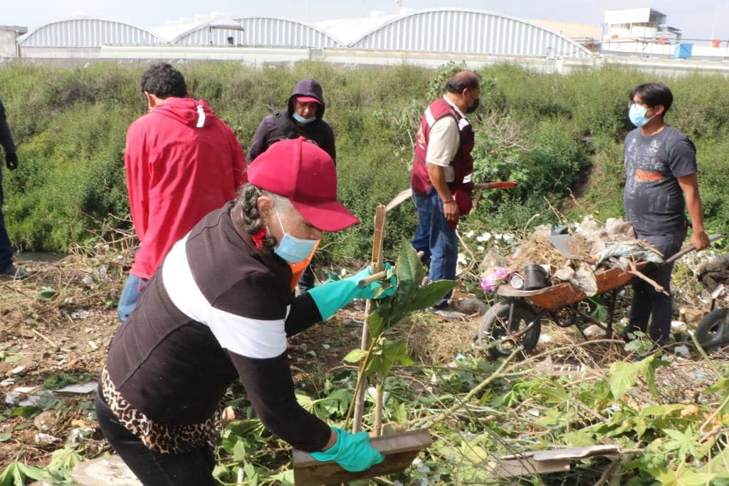 1699877612 302 GOBIERNO DE CHIMALHUACAN REFUERZA JORNADAS DE LIMPIEZA EN EL MARGEN