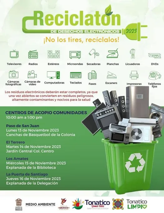 1699886867 Vecinos de ElPasoDeSanJuan el Reciclaton2023 hoy estara en su comunidad jpg