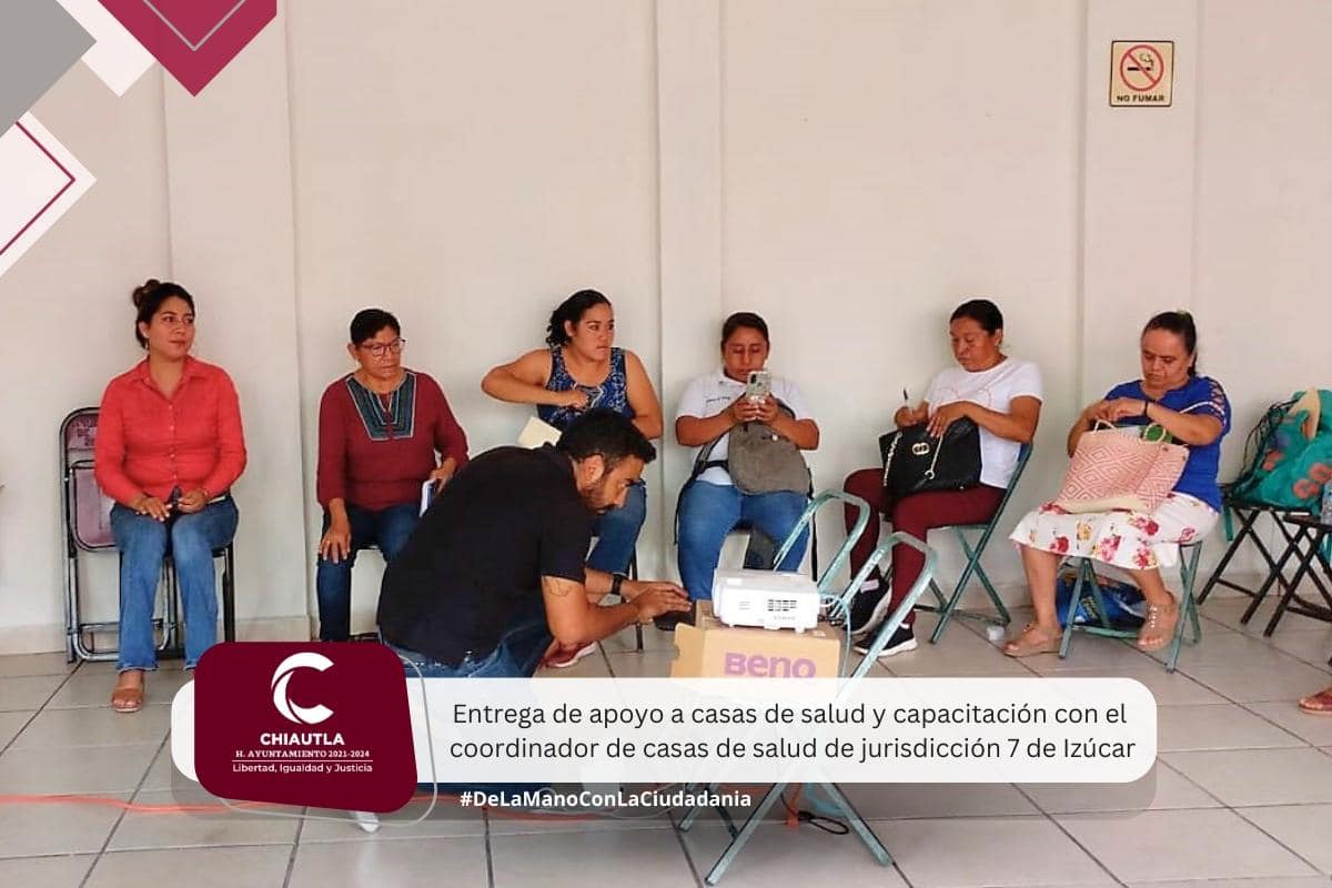 1699889095 649 Se realizo la entrega de apoyo a Casas de Salud