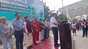 1699898959 Colocacion de primera piedra de Alberca Semi olimpica en Alborada