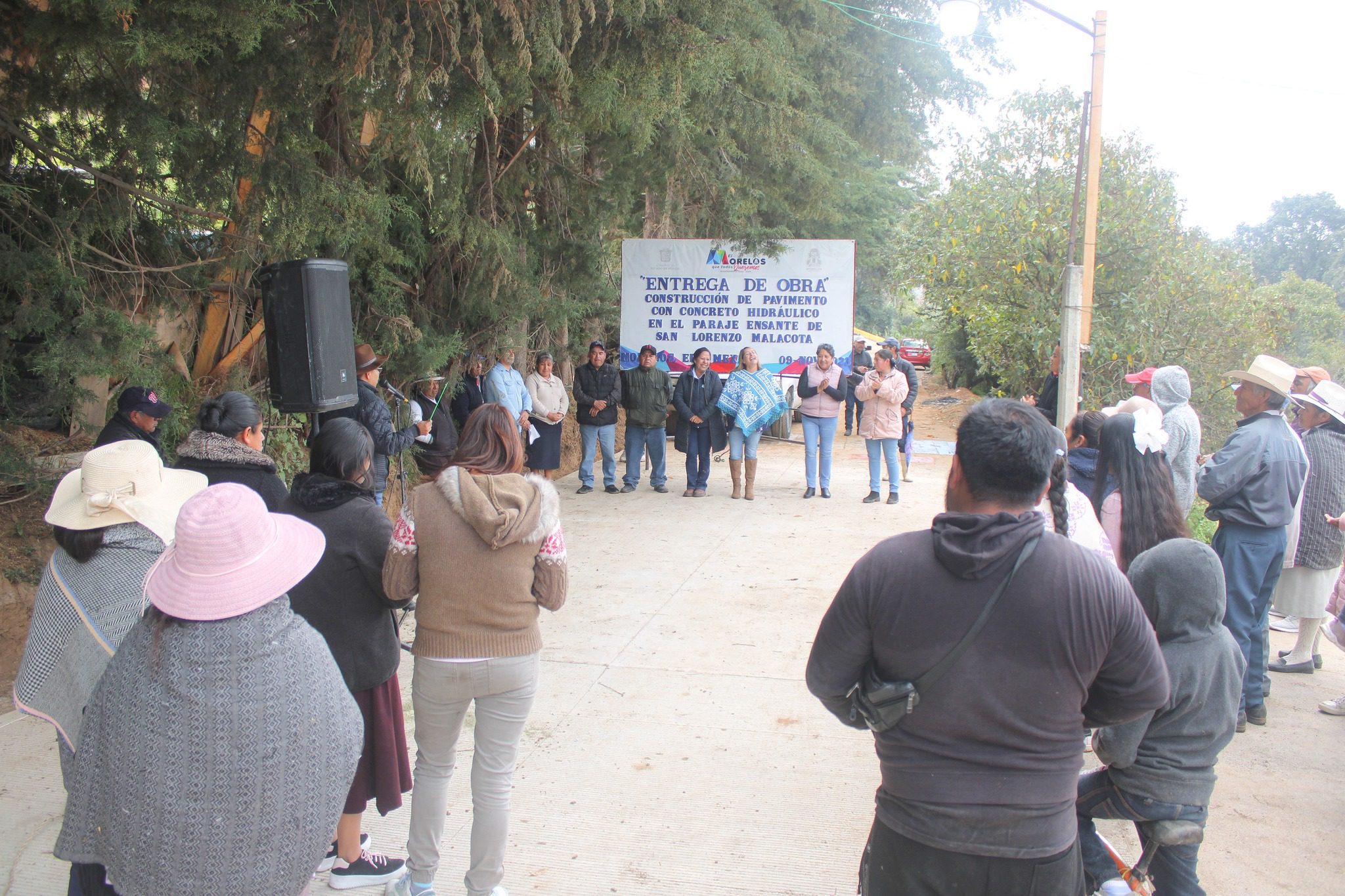 1699910145 264 Entregamos oficialmente el concreto hidraulico en Ensante San Lorenzo Malacota