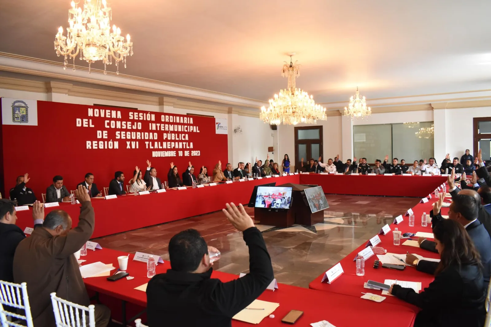 1699914464 Durante la novena sesion del Consejo Intermunicipal de Seguridad Publica scaled