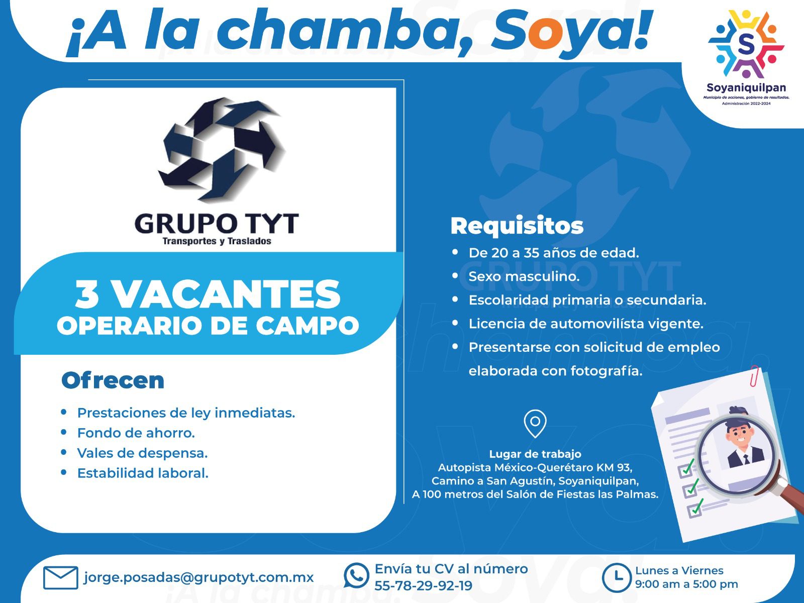 1699966650 206 ¡A LA CHAMBA SOYA ¿Te encuentras en busqueda de empleo