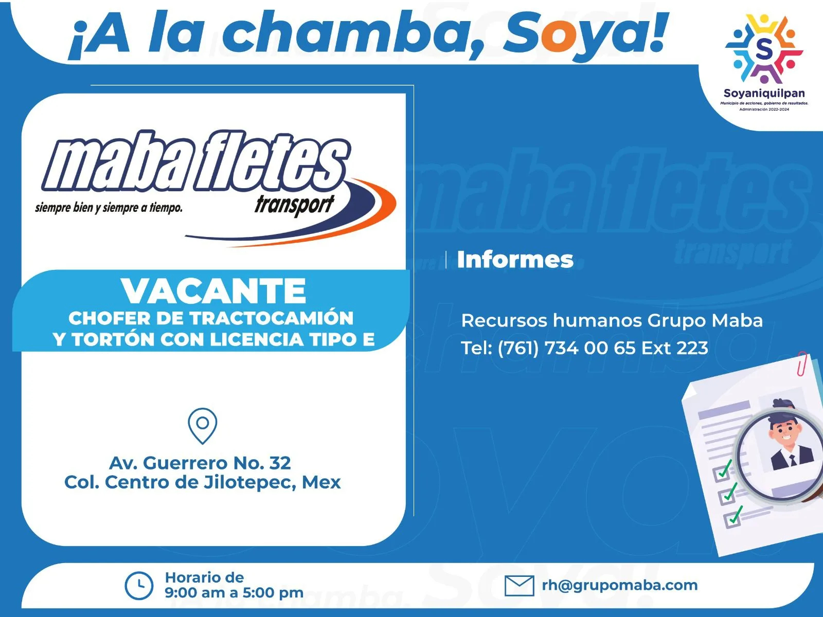 1699966677 ¡A LA CHAMBA SOYA ¿Te encuentras en busqueda de empleo jpg