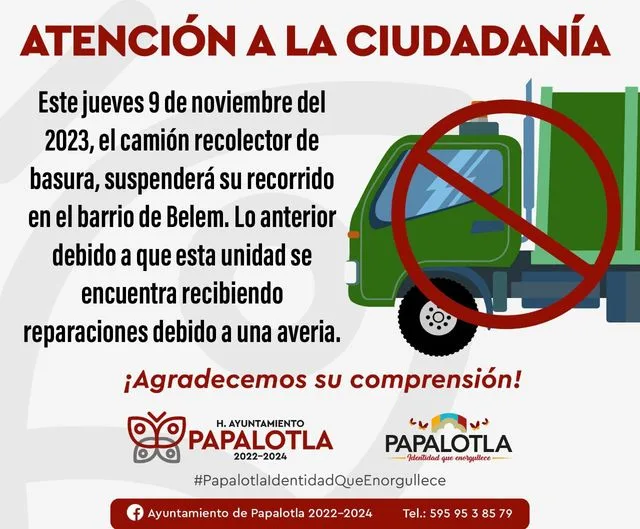 1699967012 Servicios Atencion ciudadania papalotlense El camion recolector de basura jpg