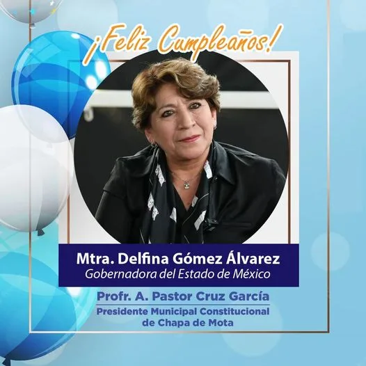 1700072446 Este dia felicitamos a la Mtra Delfina Gomez Alvarez Gobernadora jpg