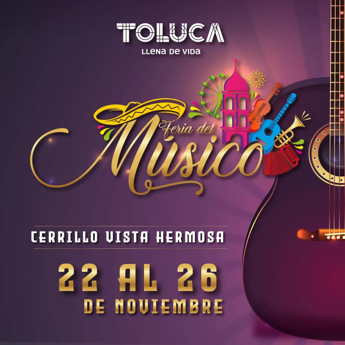 1700077258 ¡La Feria del Musico llega al Cerrillo Vista Hermosa del scaled