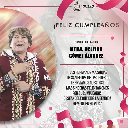 1700146996 ¡Feliz Cumpleanos estimada Gobernadora Delfina Gomez Alvarez jpg