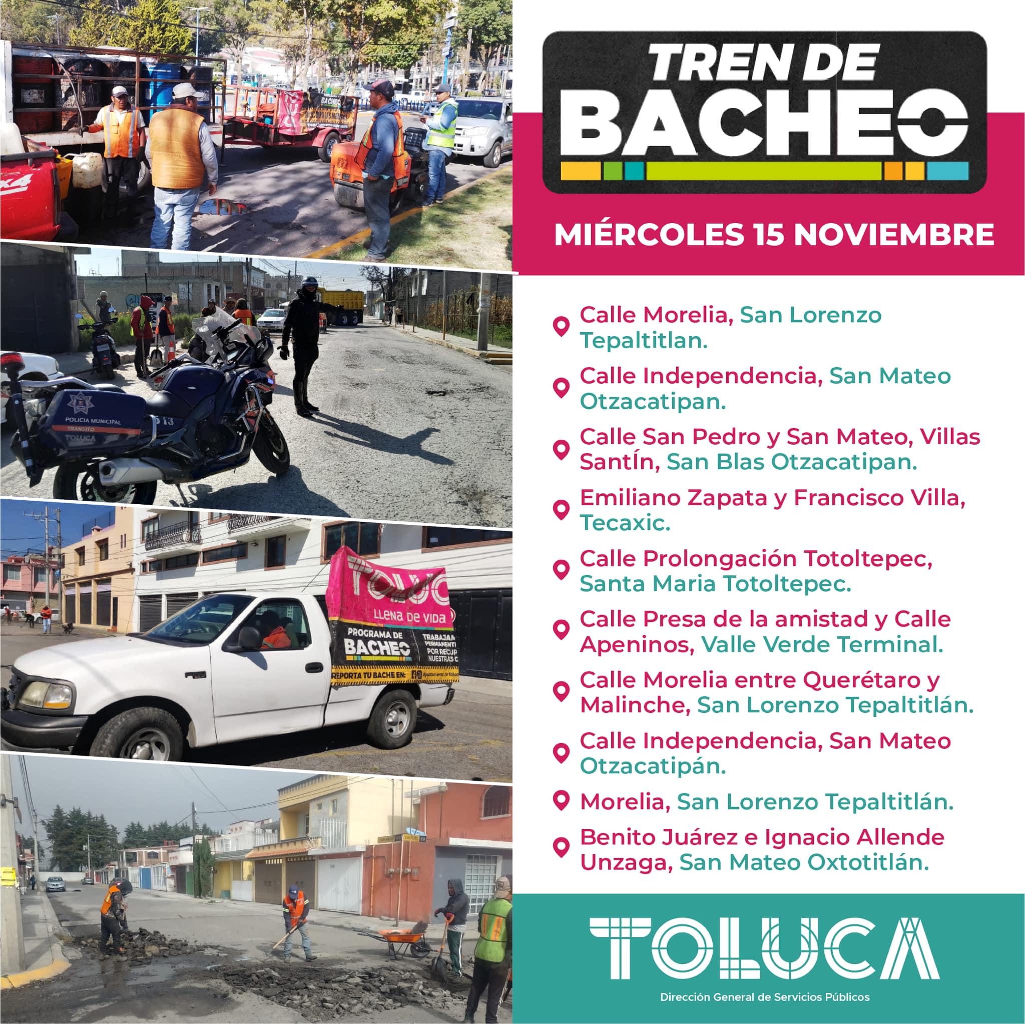 1700156280 665 RayDelBache Nuestro Tren de Bacheo estuvo presente el dia