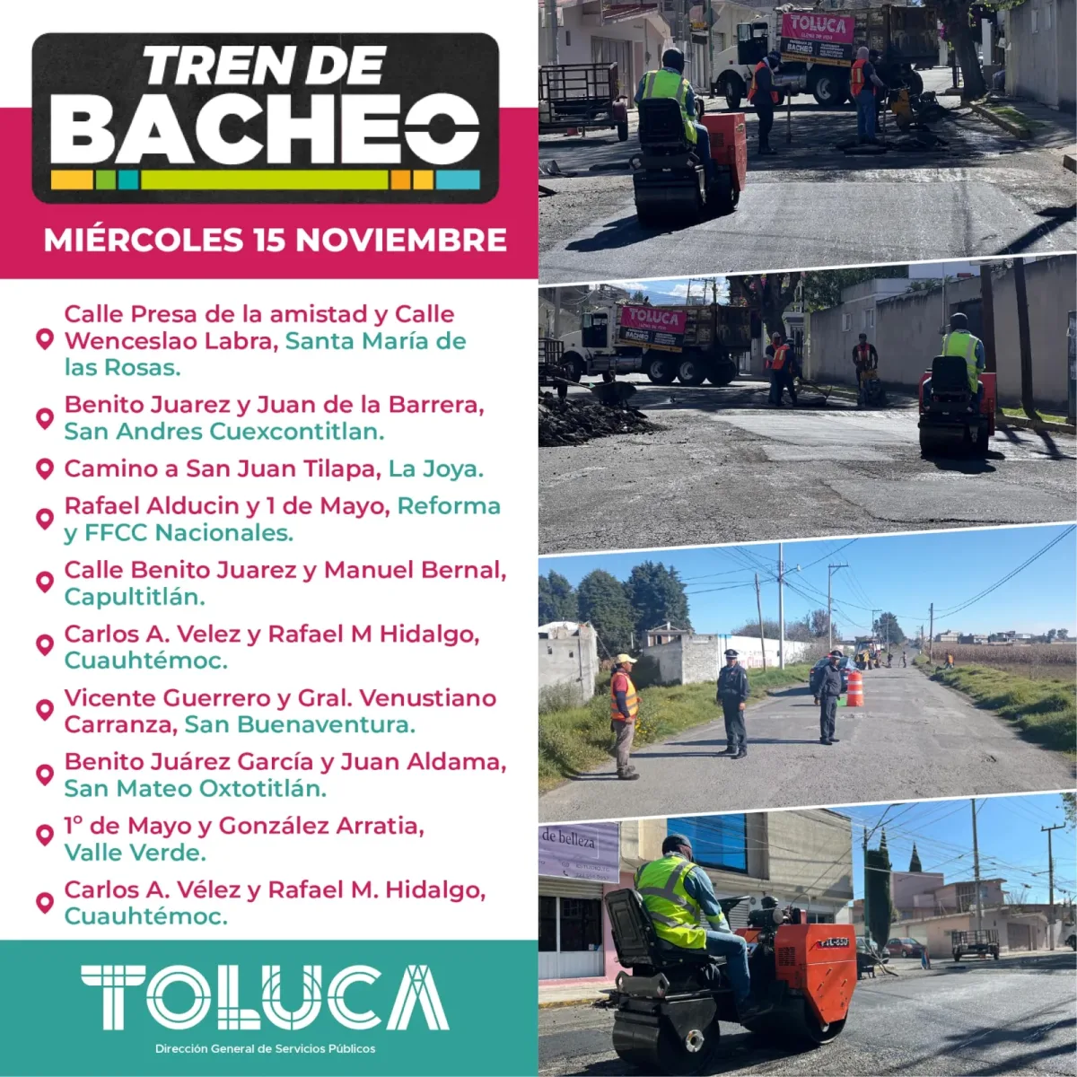 1700156292 RayDelBache Nuestro Tren de Bacheo estuvo presente el dia scaled