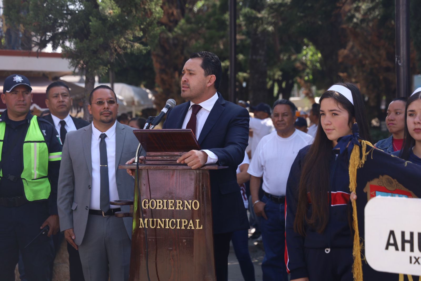 1700663702 595 En IxtapanDeLaSal se llevo a cabo la ceremonia civica del