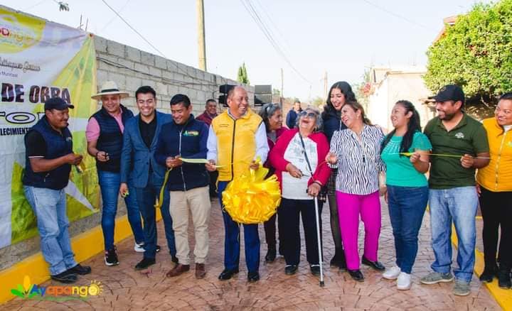 1700682990 EntregadeObra Compromiso Cumplido El Gobierno Municipal de Ayapango administ