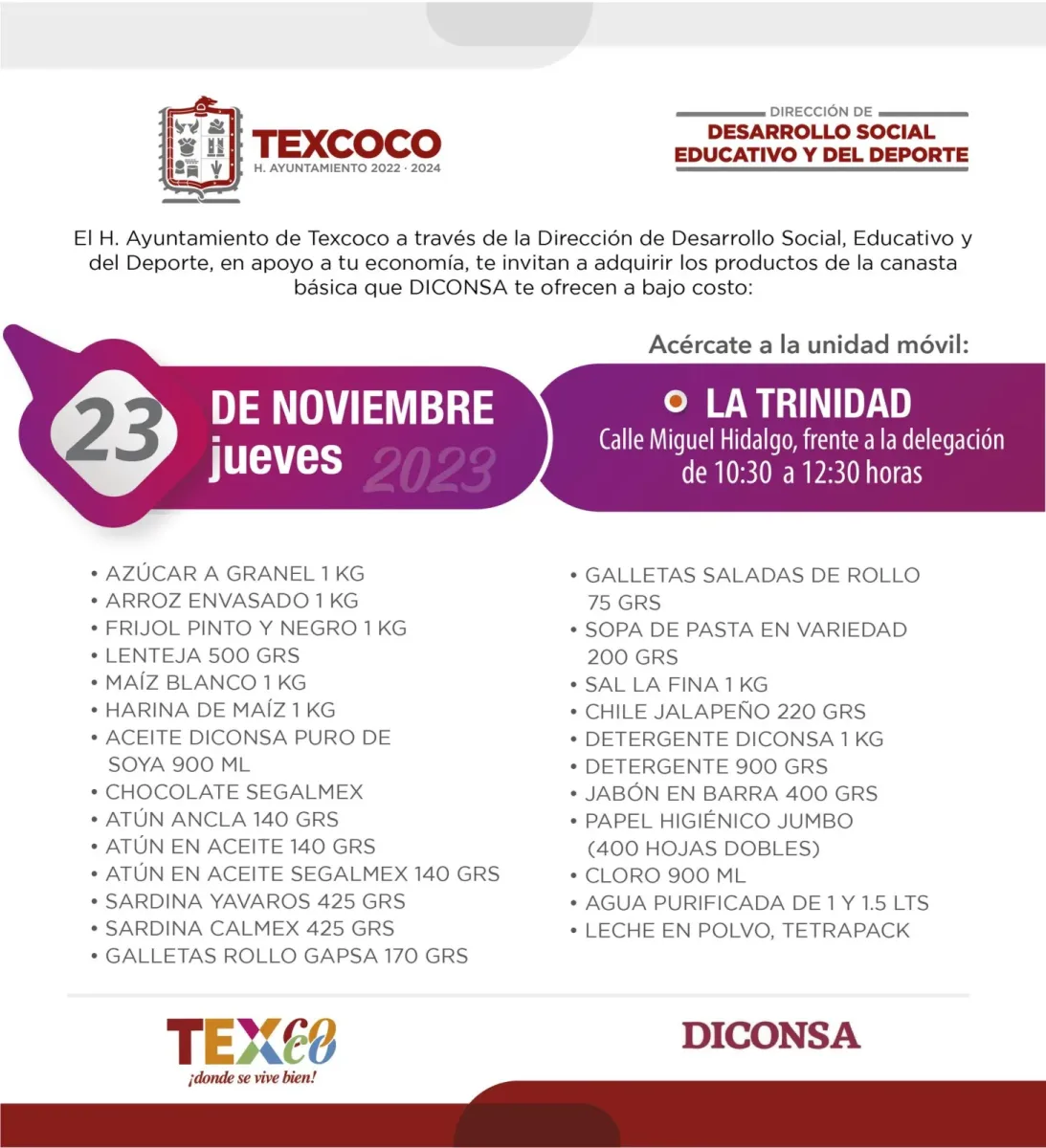 1700684009 Informacion importante El Ayuntamiento de Texcoco y DICONSA trae para scaled