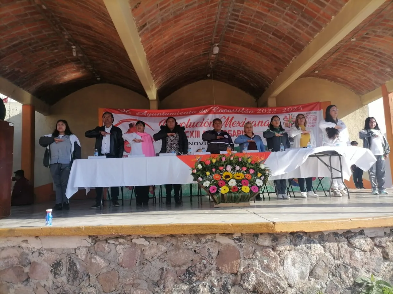 1700686259 Acto civico y desfile en la delegacion de San Andres jpg