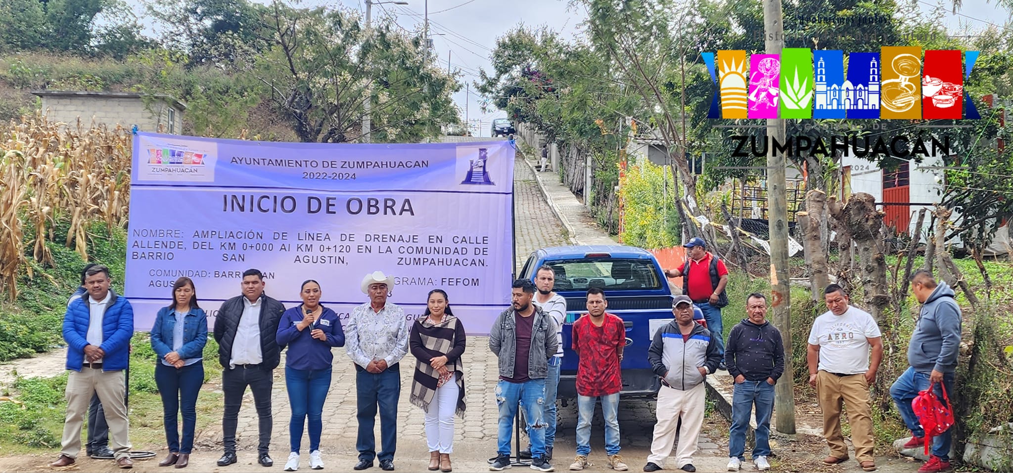 1700741106 55 Inicio de obra ampliacion de Drenaje en calle Allende Barrio