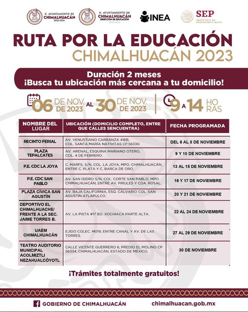 El programa En Ruta por la Educacion busca certificar a