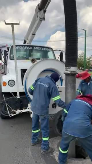 Opdapas de Metepec da mantenimiento a las lineas de drenaje