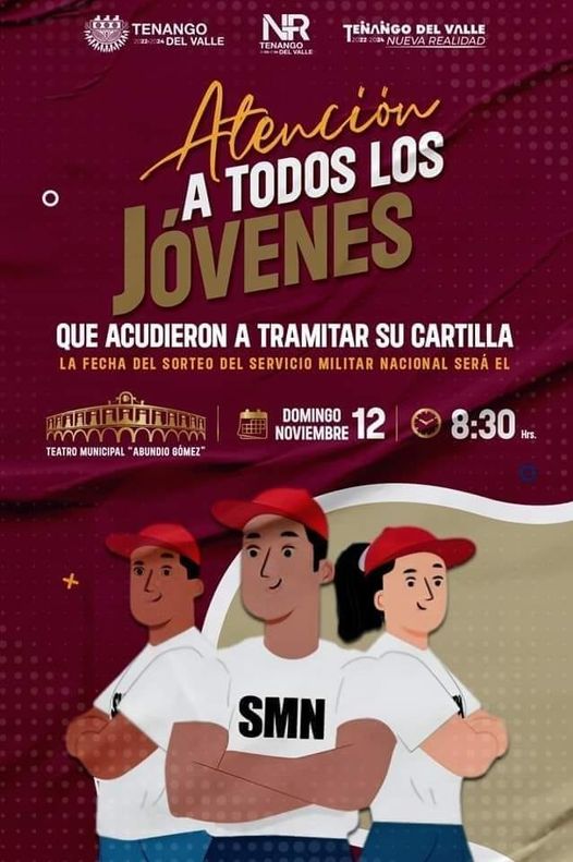 ¡Atencion jovenes tenanguenses