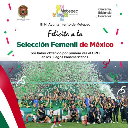 ¡MEXICO ES DE ORO Muchas felicidades Seleccion Mexicana Femenil por