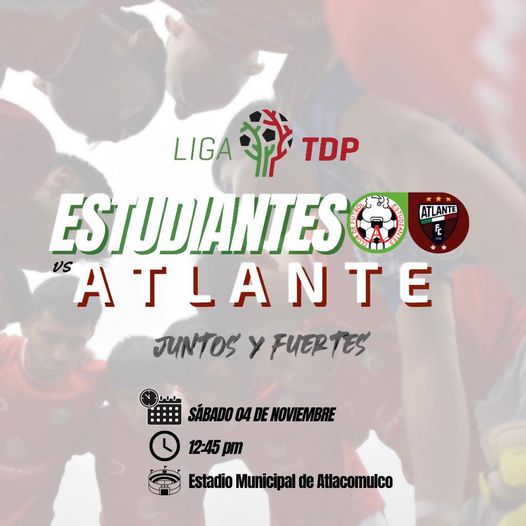 ¡Te esperamos el dia de manana Estudiantes FC Atlante FC