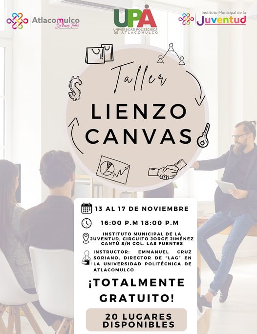 ¡Te invitamos a participar en el Taller LIENZO CANVAS CUPO