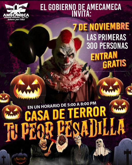 ¿Aun no conoces la casa de terror Tu Peor Pesadilla