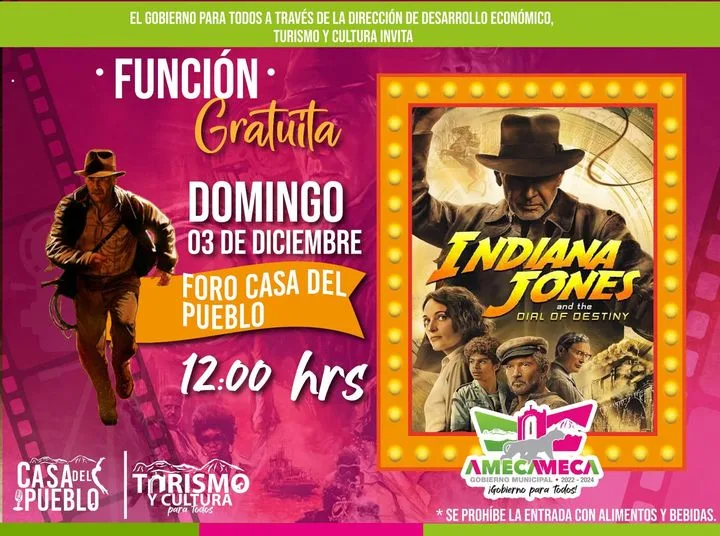 1701729271 No te puedes perder nuestra funcion de Matinee Indiana Jones jpg