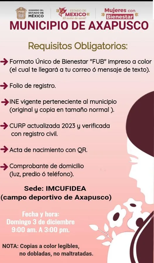 1701732666 Requisitos para el Programa Mujeres con bienestar hoy Domingo 03 jpg