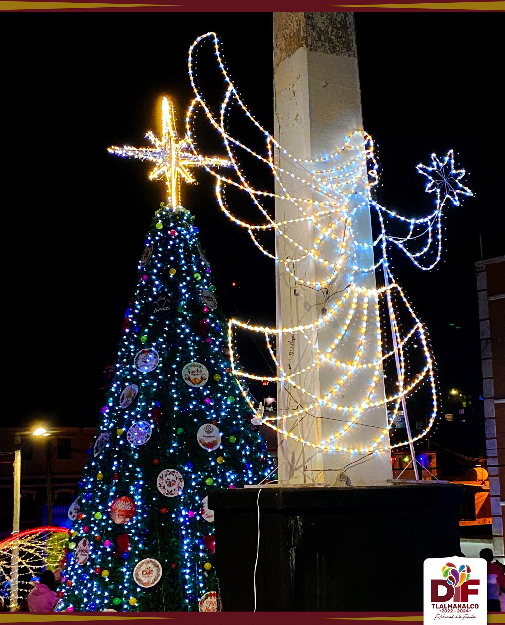 1701734232 518 Encendido de arbol y alumbrado navideno en la delegacion SanRafael