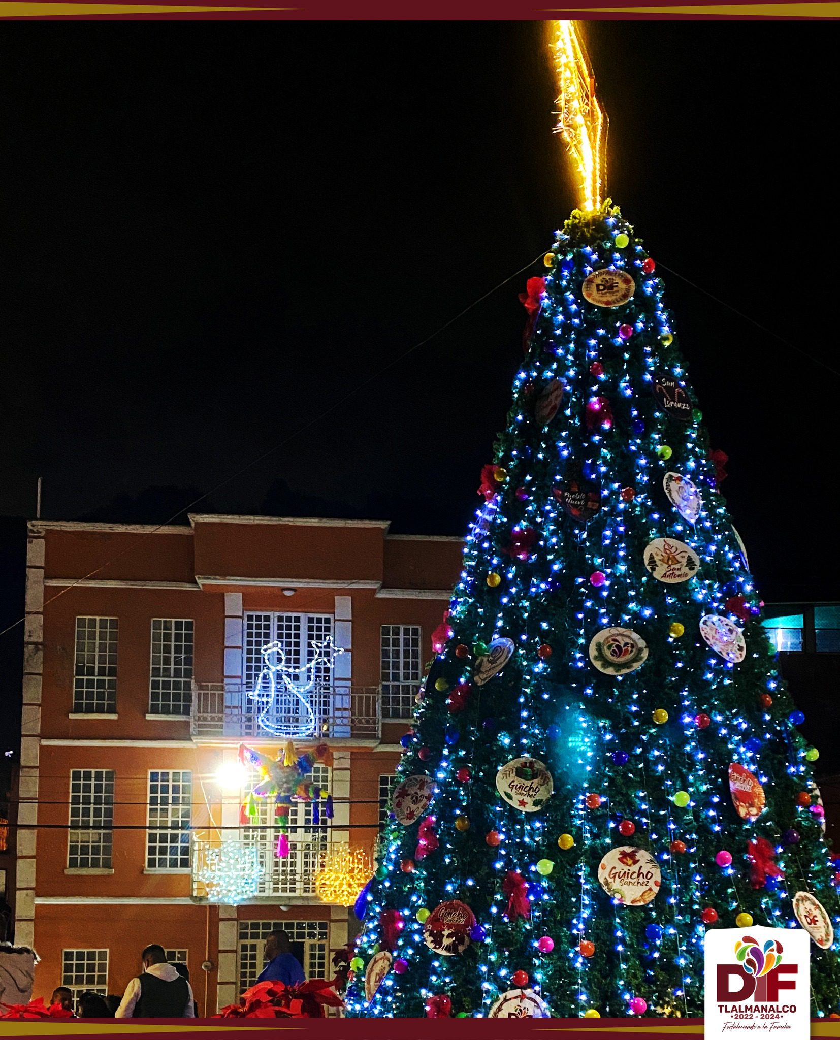 1701791939 550 Encendido de arbol y alumbrado navideno en la delegacion SanRafael