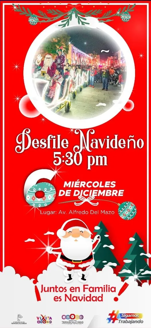 1701806826 ¡¡Asiste con tu familia al tradicional Desfile Navideno jpg