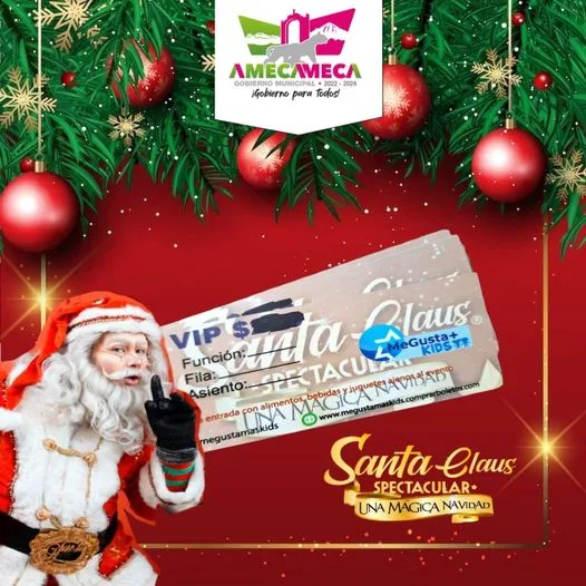 1701866372 ¡GANATE UN PASE DOBLE PARA VER EL ESPECTACULO DE SANTA jpg