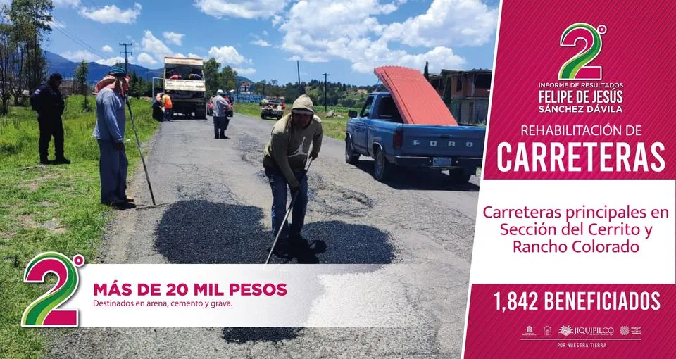 1701868439 Durante este ano de gobierno rehabilitamos carreteras de Jiquipilco jpg