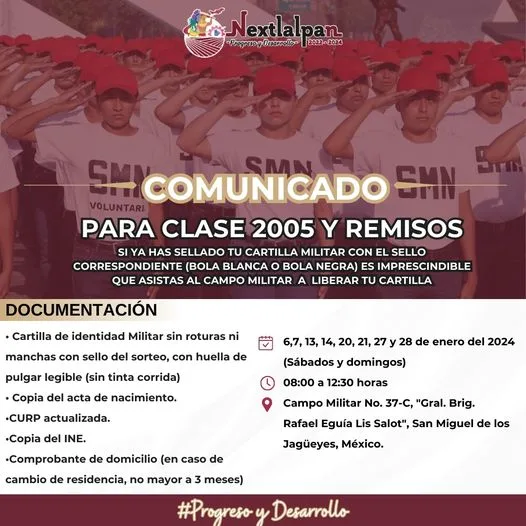 1701973627 Comunicado Importante para la Clase de 2005 y Remisos jpg